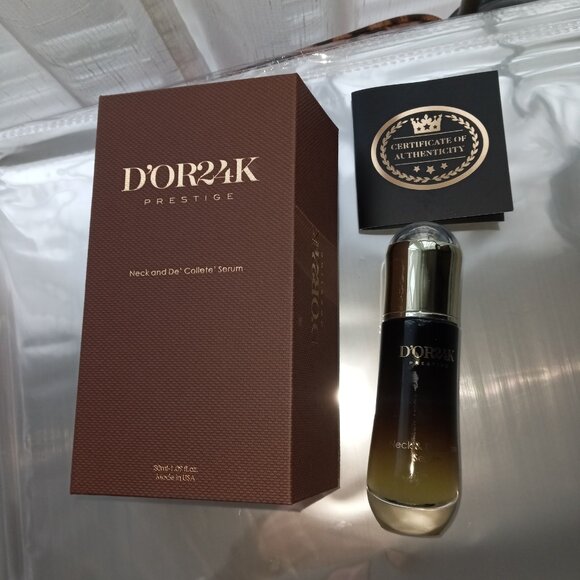 D’or24k Prestige Neck and Décolleté Serum Brand New in box,All Products : American Fashion Style Bags On Sale